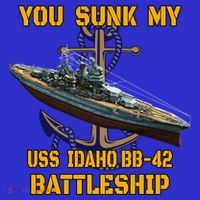 Ww2 American Warship Uss Idaho Bbgift42 Battleship Veterans Day Gift Mousepad thumb 1