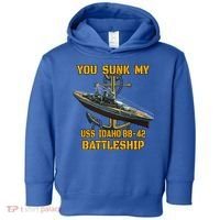 Ww2 American Warship Uss Idaho Bbgift42 Battleship Veterans Day Gift Toddler Hoodie thumb 0