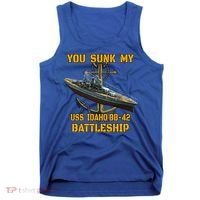 Ww2 American Warship Uss Idaho Bbgift42 Battleship Veterans Day Gift Tank Top thumb 0