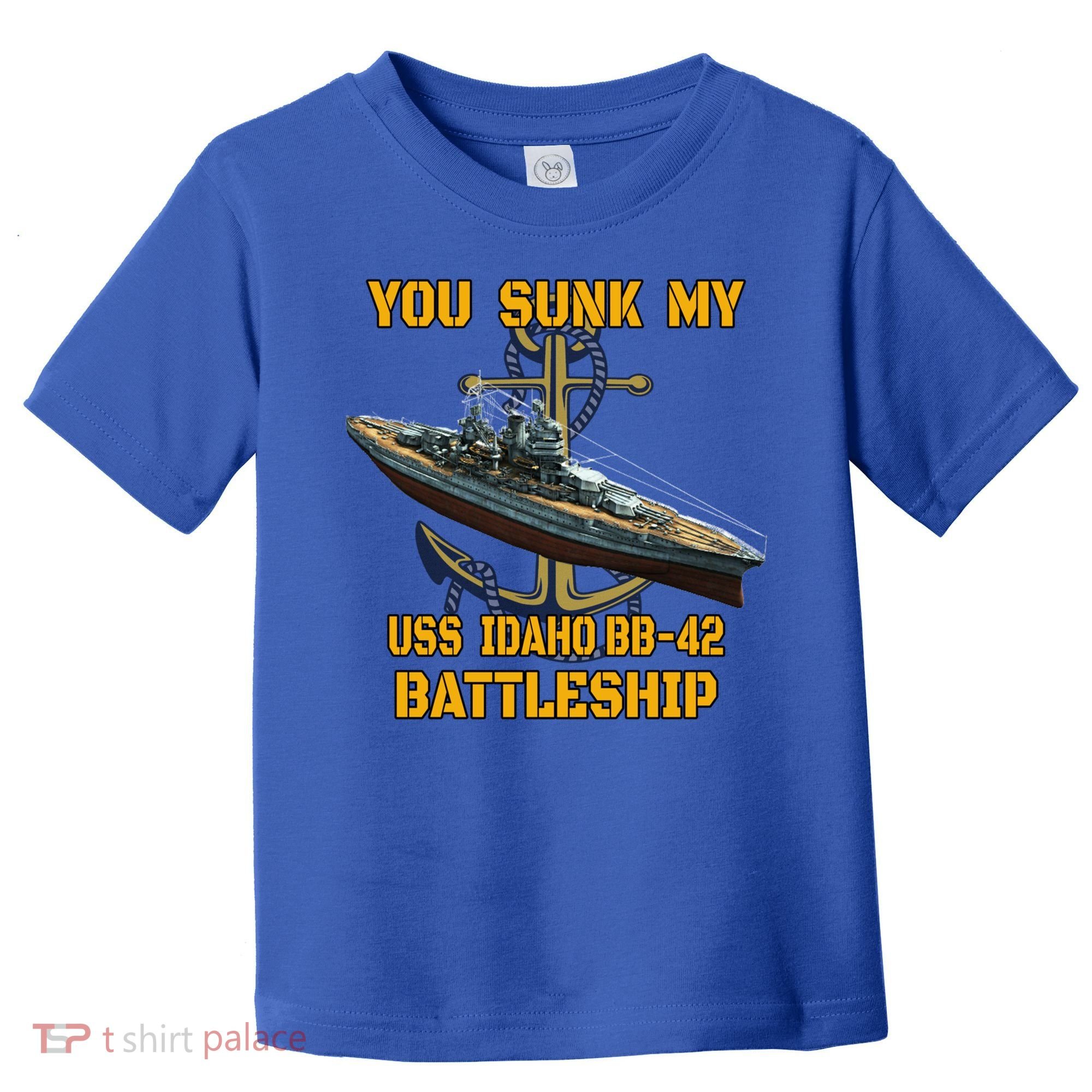 Ww2 American Warship Uss Idaho Bbgift42 Battleship Veterans Day Gift Toddler T-Shirt