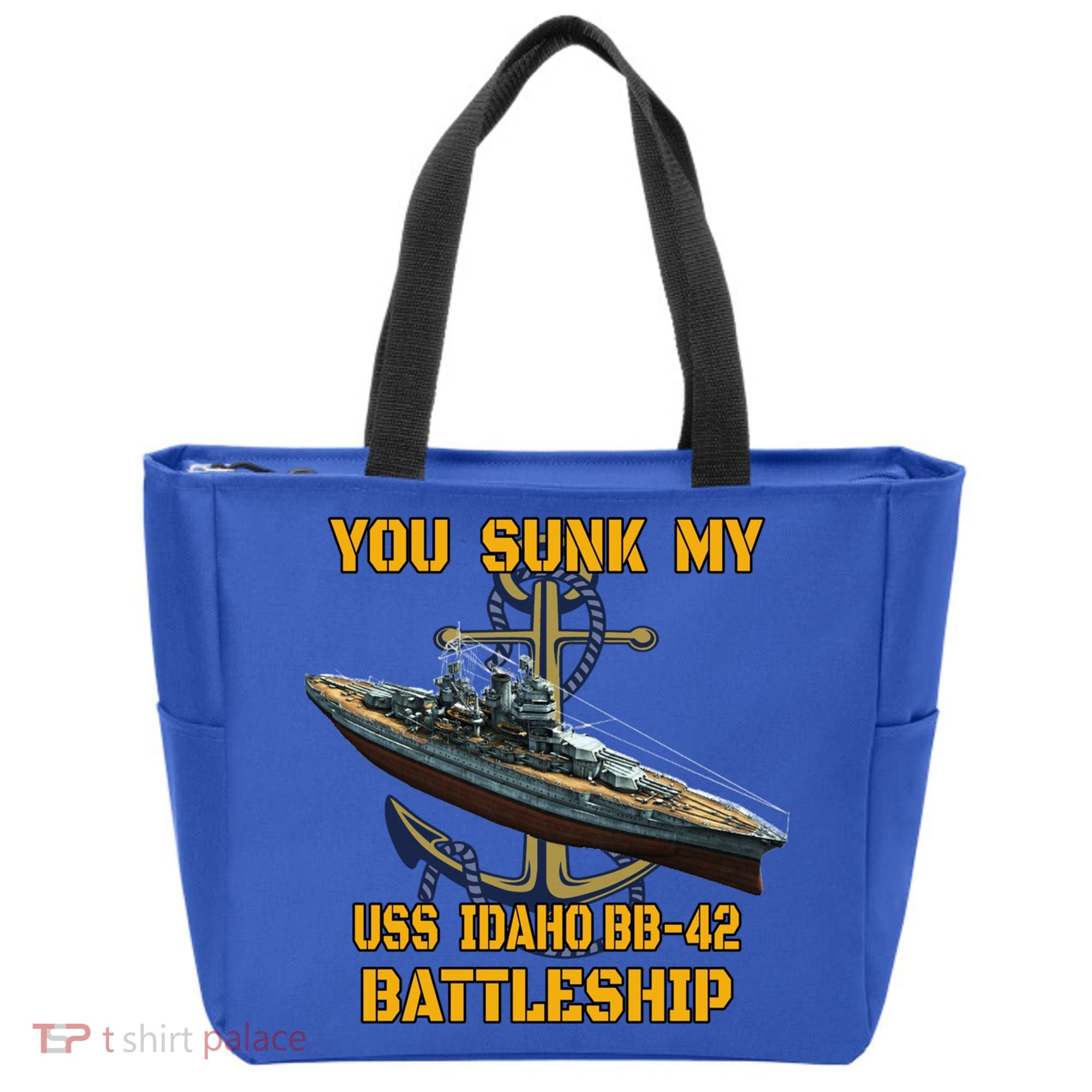 Ww2 American Warship Uss Idaho Bbgift42 Battleship Veterans Day Gift Tote Bag