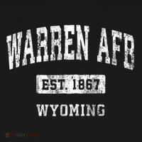 Warren Afb Wyoming Wy Vintage Sports Established T-Shirt thumb 7