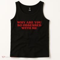 Why Are You So Obsessed With Me Aesthetic Tank Top thumb 2