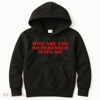 Why Are You So Obsessed With Me Aesthetic Kids Hoodie thumb 0