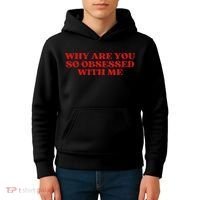 Why Are You So Obsessed With Me Aesthetic Kids Hoodie thumb 4