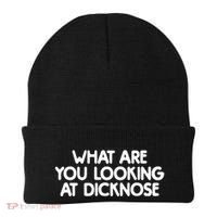What Are You Looking At Dicknose Beanie thumb 0