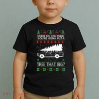 Where Are You Going To Put A Tree That Big Ugly Christmas Toddler T-Shirt thumb 2