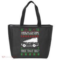 Where Are You Going To Put A Tree That Big Ugly Christmas Tote Bag thumb 0