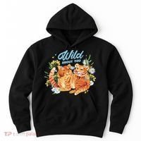 Wild About You Cute Tiger Couple Hoodie thumb 0