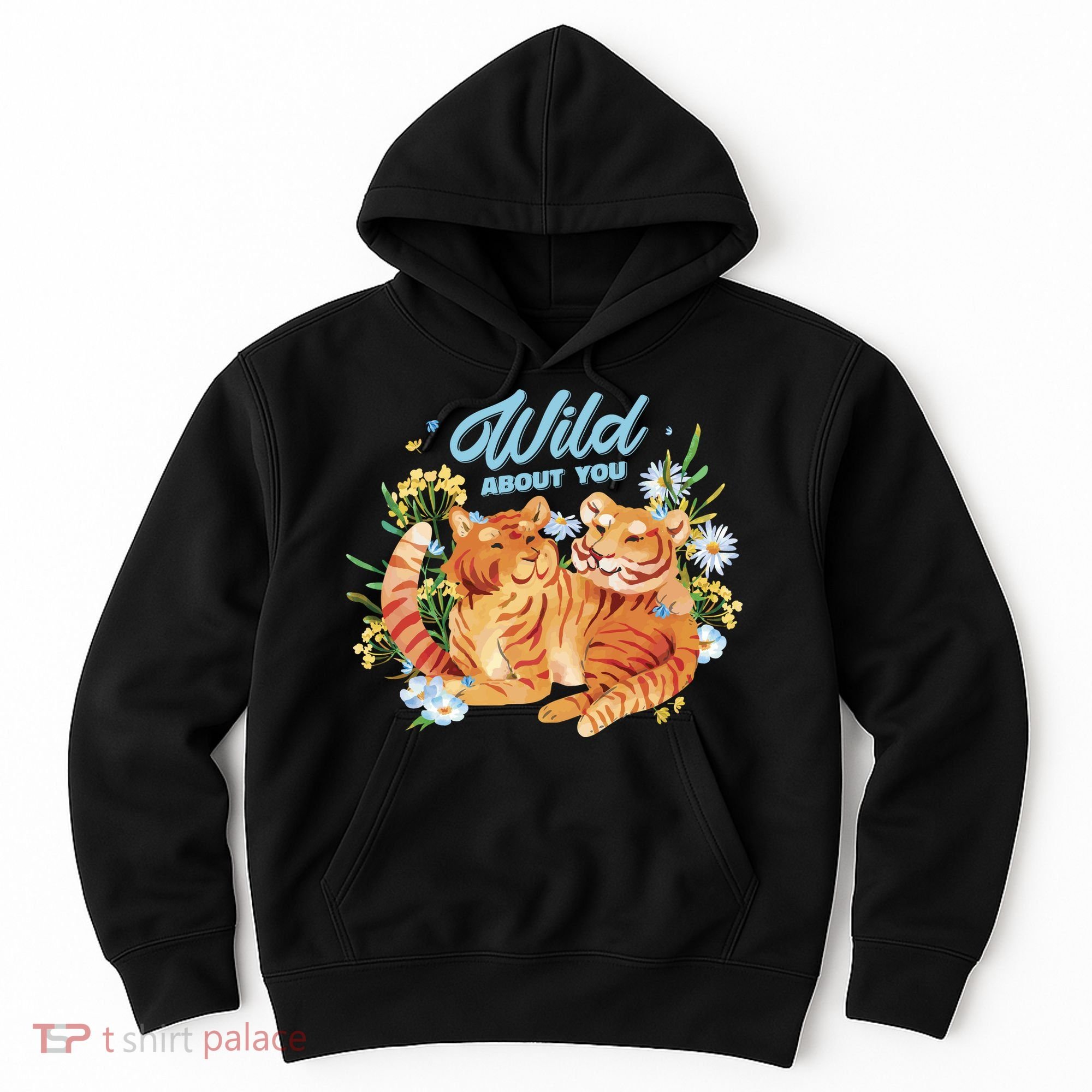 Wild About You Cute Tiger Couple Hoodie