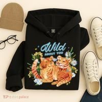 Wild About You Cute Tiger Couple Hoodie thumb 4