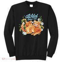 Wild About You Cute Tiger Couple Sweatshirt thumb 0