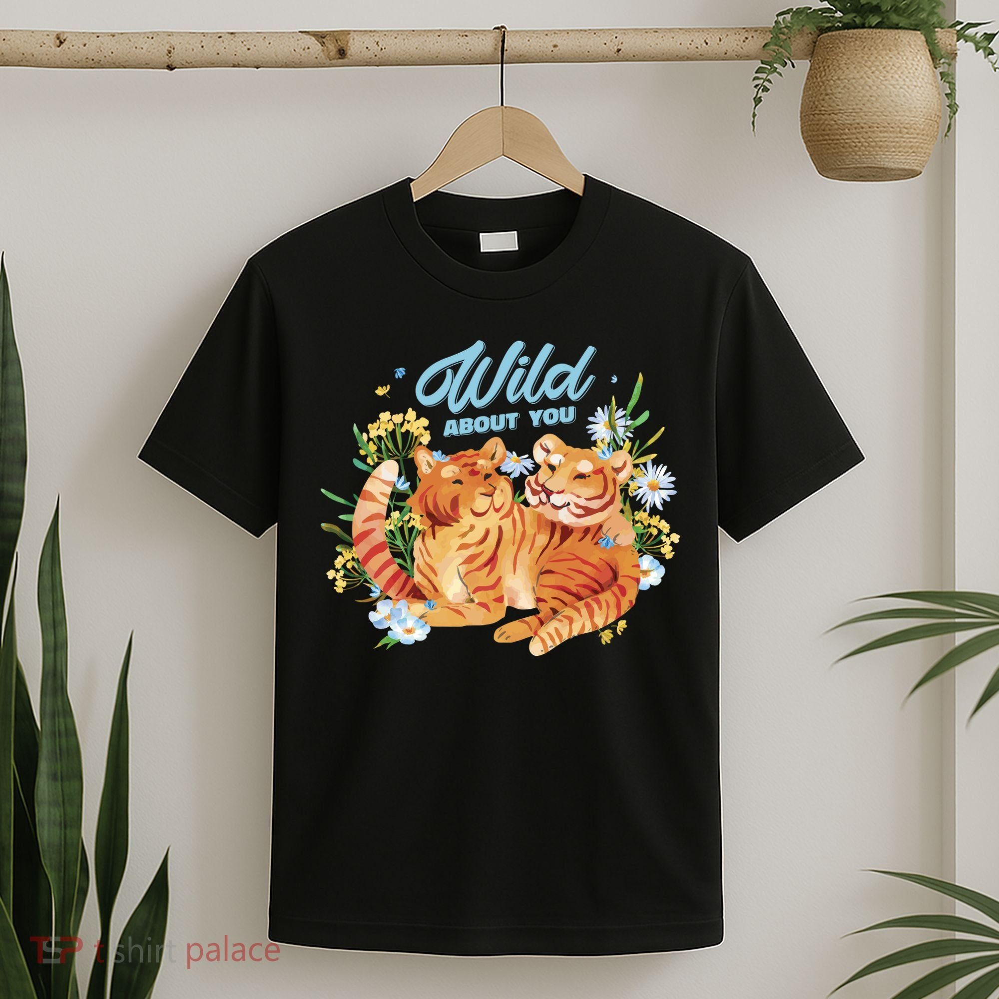 Wild About You Cute Tiger Couple T-Shirt