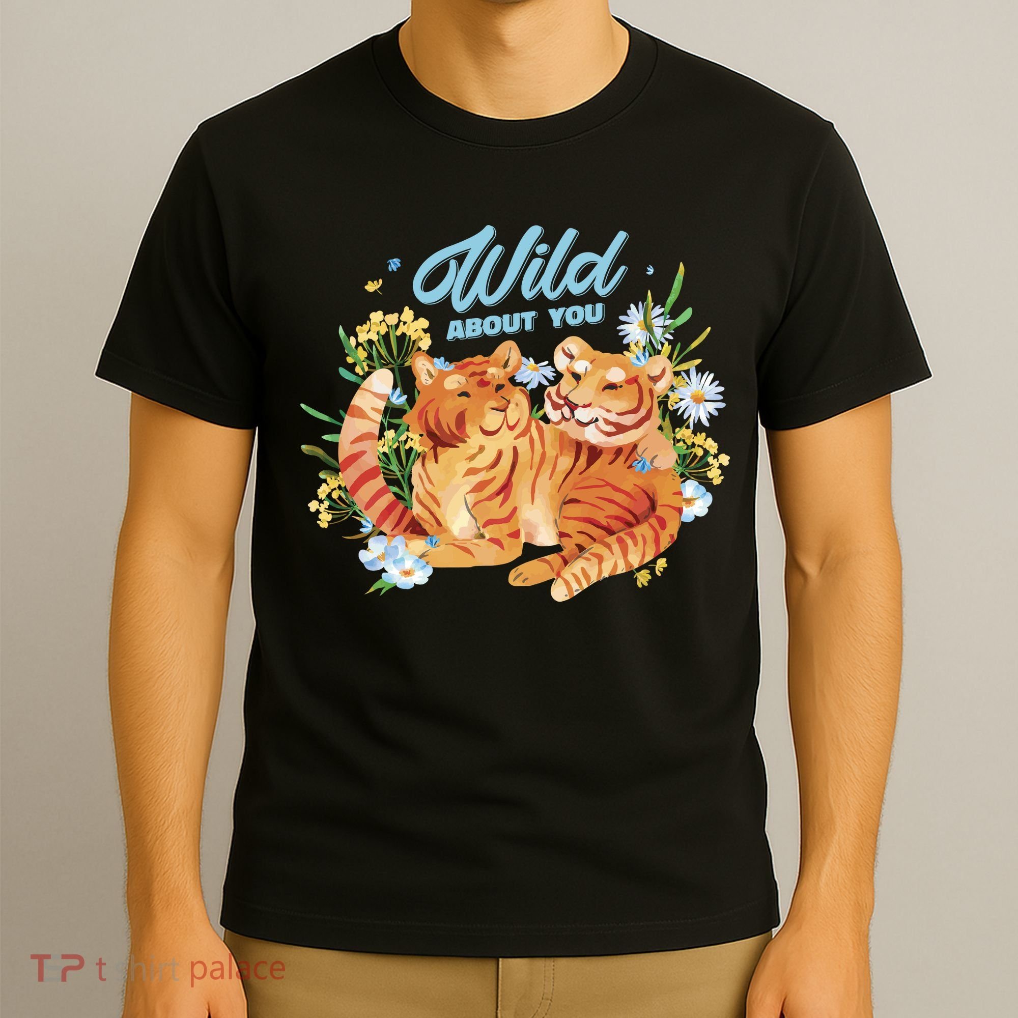Wild About You Cute Tiger Couple T-Shirt