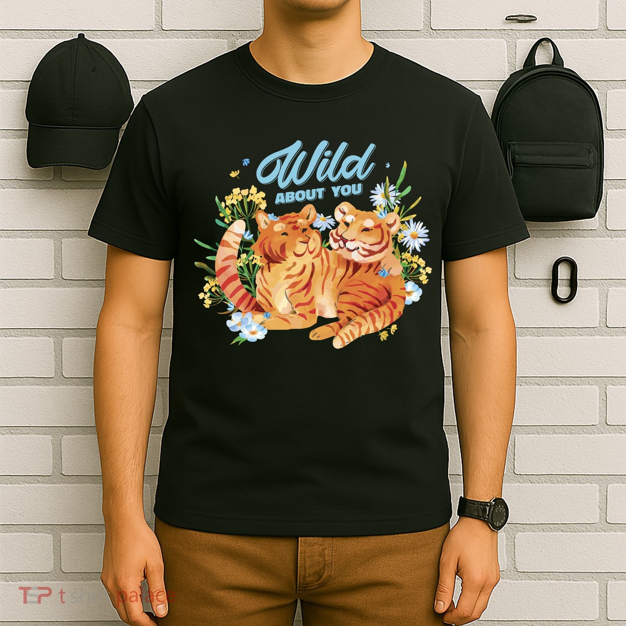 Wild About You Cute Tiger Couple T-Shirt