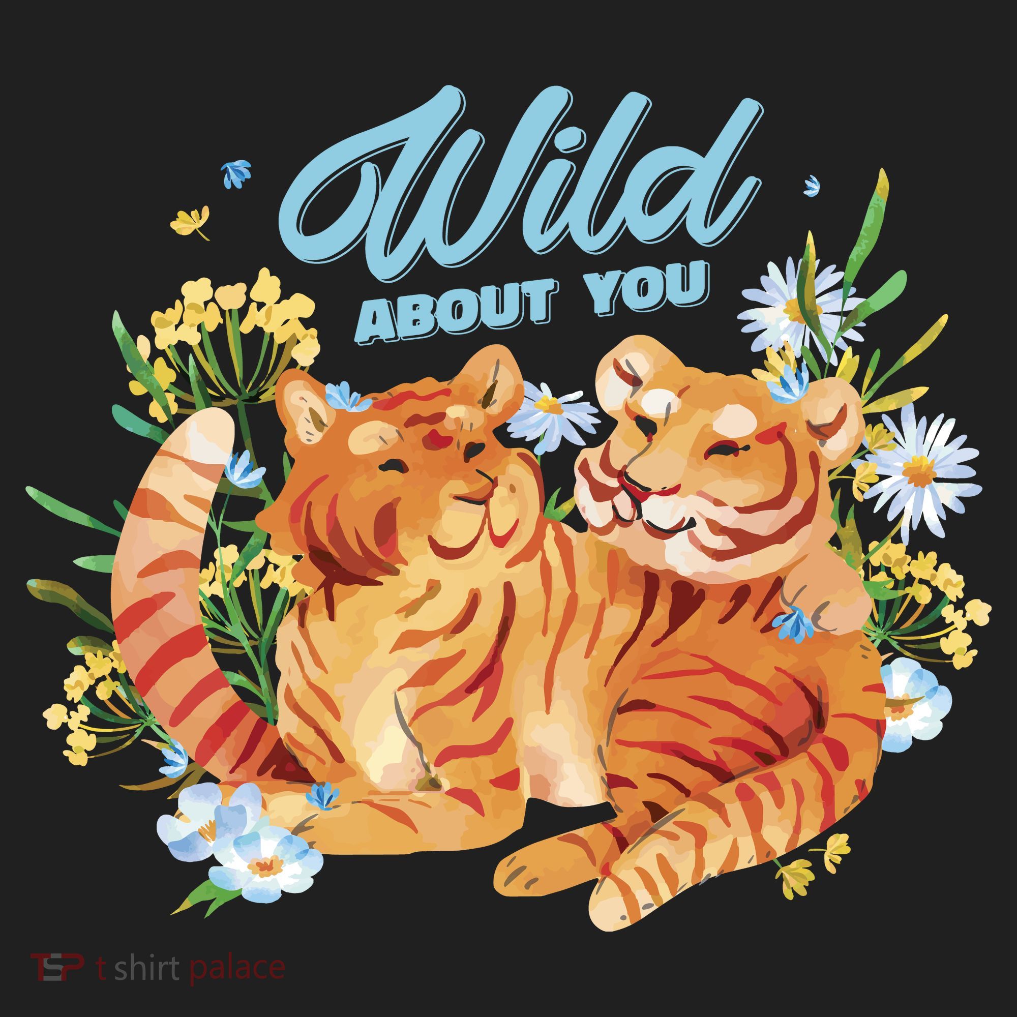 Wild About You Cute Tiger Couple Beanie