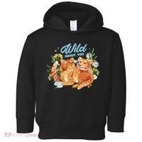 Wild About You Cute Tiger Couple Toddler Hoodie thumb 0