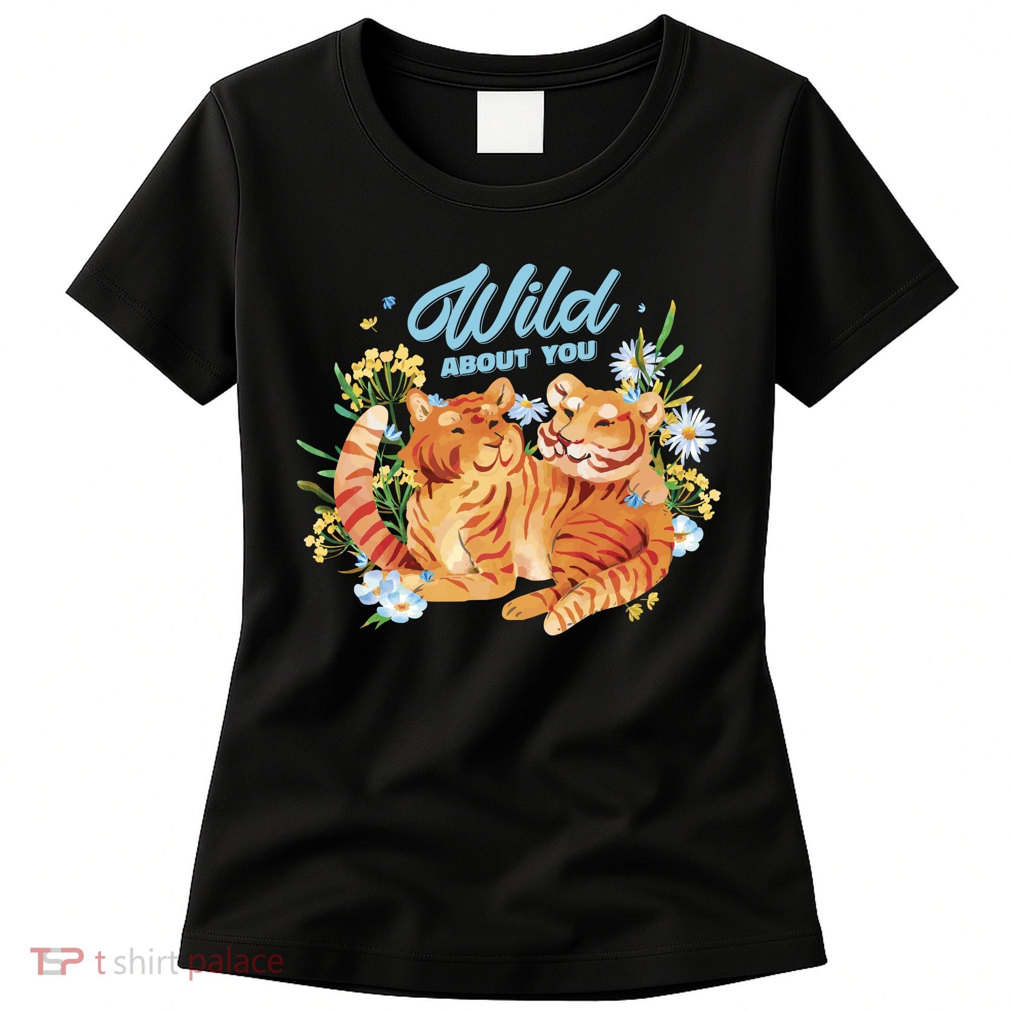 Wild About You Cute Tiger Couple Women's T-Shirt