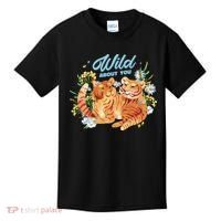 Wild About You Cute Tiger Couple Kids T-Shirt thumb 0