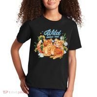 Wild About You Cute Tiger Couple Kids T-Shirt thumb 2