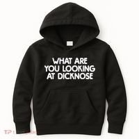 What Are You Looking At Dicknose Kids Hoodie thumb 0