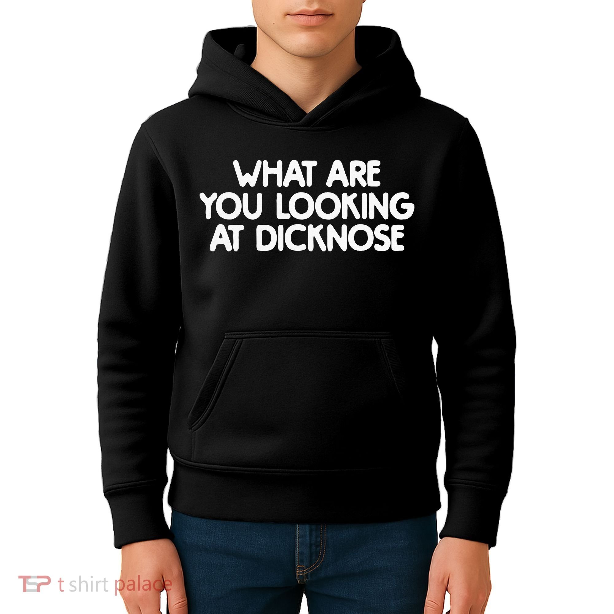 What Are You Looking At Dicknose Kids Hoodie