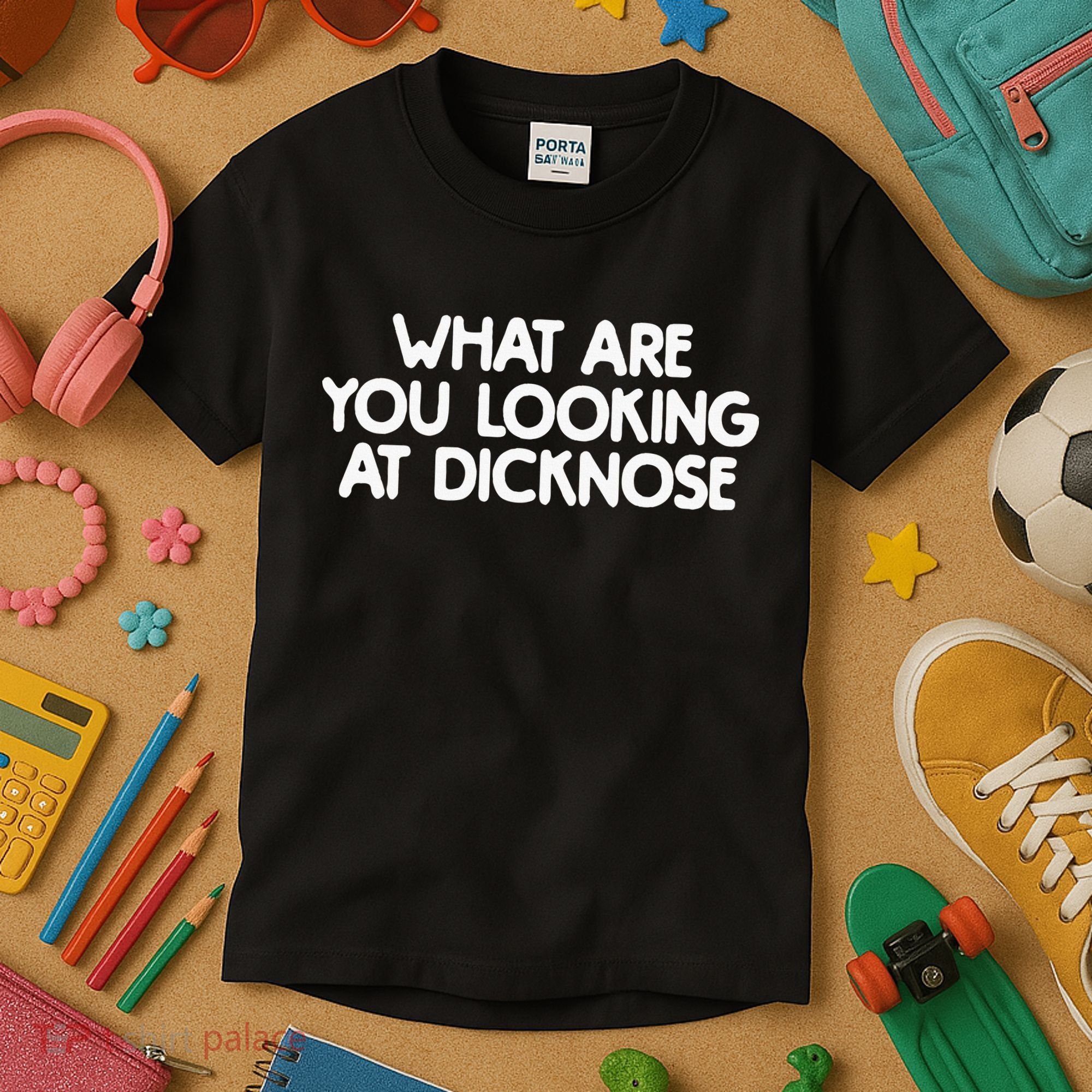 What Are You Looking At Dicknose Kids T-Shirt