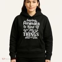 Wildlife Animals Zoo Keeper Graphic Hoodie thumb 5