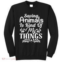 Wildlife Animals Zoo Keeper Graphic Sweatshirt thumb 0