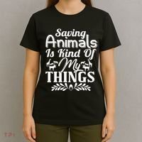 Wildlife Animals Zoo Keeper Graphic T-Shirt thumb 4