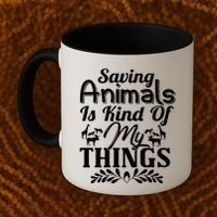 Wildlife Animals Zoo Keeper Graphic Coffee Mug thumb 2