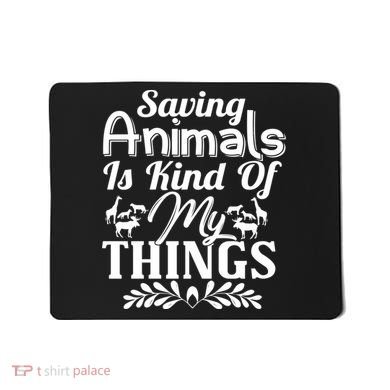 Wildlife Animals Zoo Keeper Graphic Mousepad