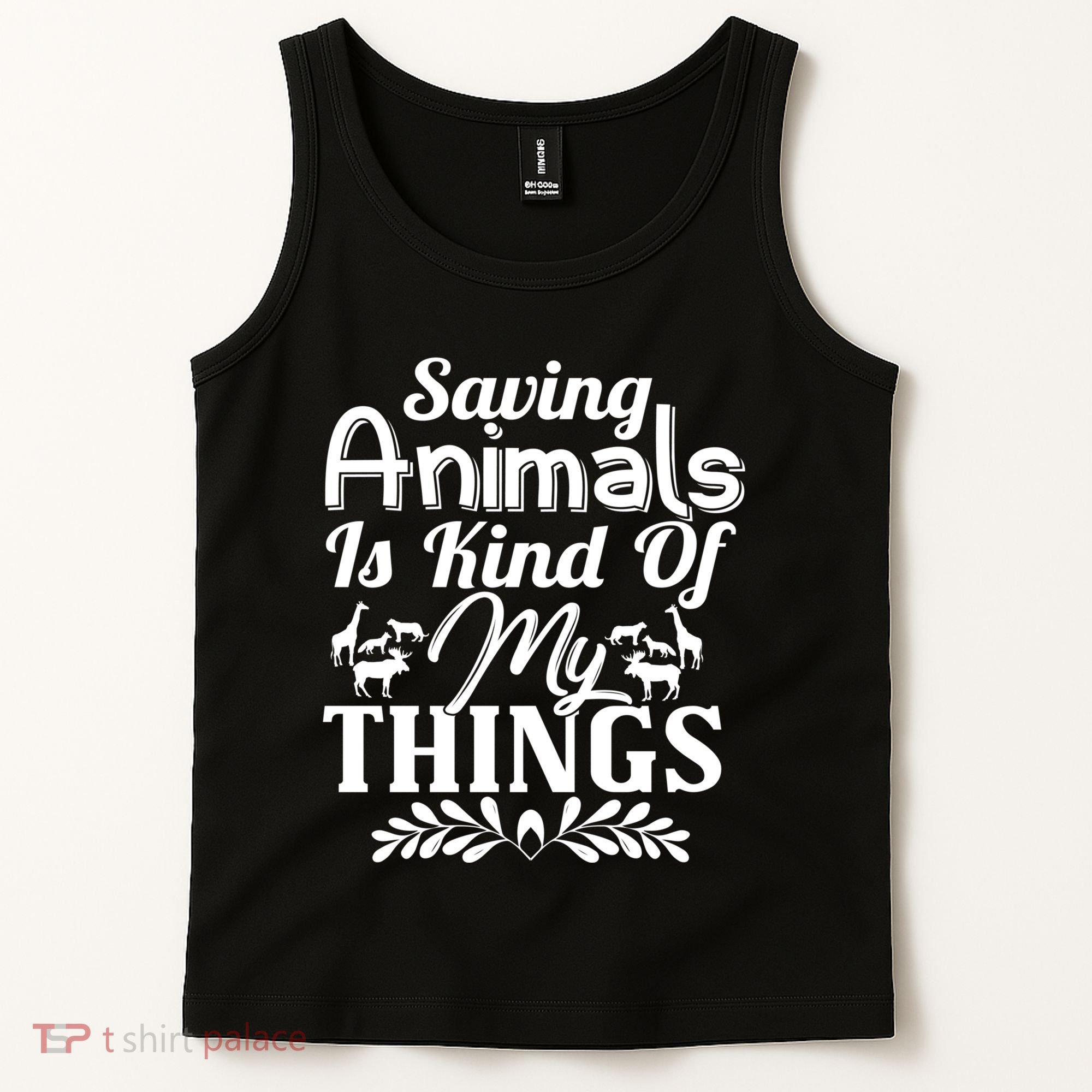 Wildlife Animals Zoo Keeper Graphic Tank Top