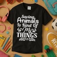 Wildlife Animals Zoo Keeper Graphic Kids T-Shirt thumb 3