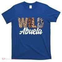 Wild Abuela Zoo Born Two Be Wild Bgiftday Safari Jungle Animal Gift T-Shirt thumb 0