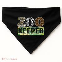 Wildlife Animals Zoo Keeper Graphic USA-Made Doggie Bandana thumb 0
