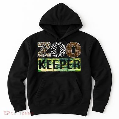 Wildlife Animals Zoo Keeper Graphic Hoodie