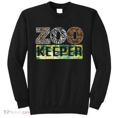 Wildlife Animals Zoo Keeper Graphic Sweatshirt