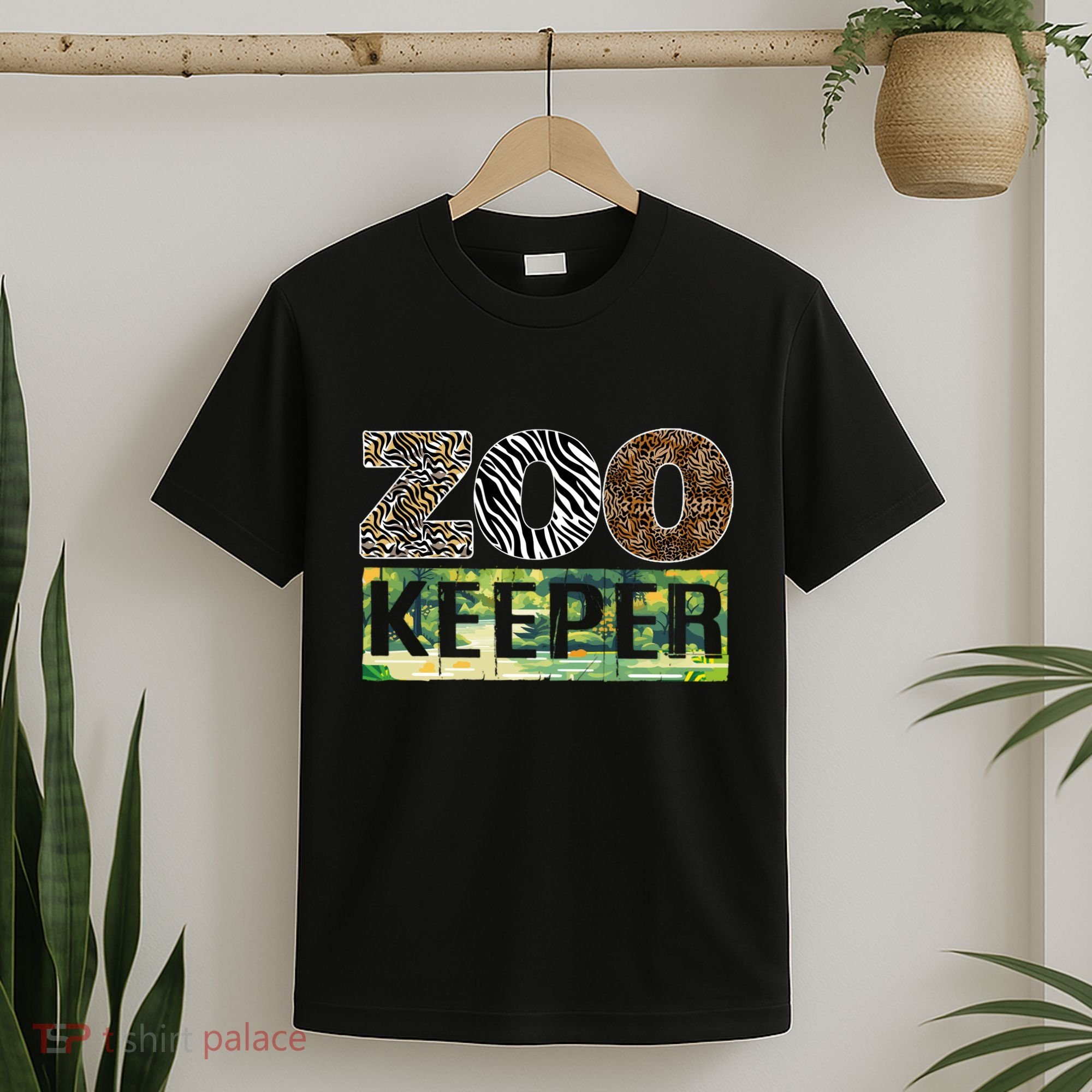 Wildlife Animals Zoo Keeper Graphic T-Shirt