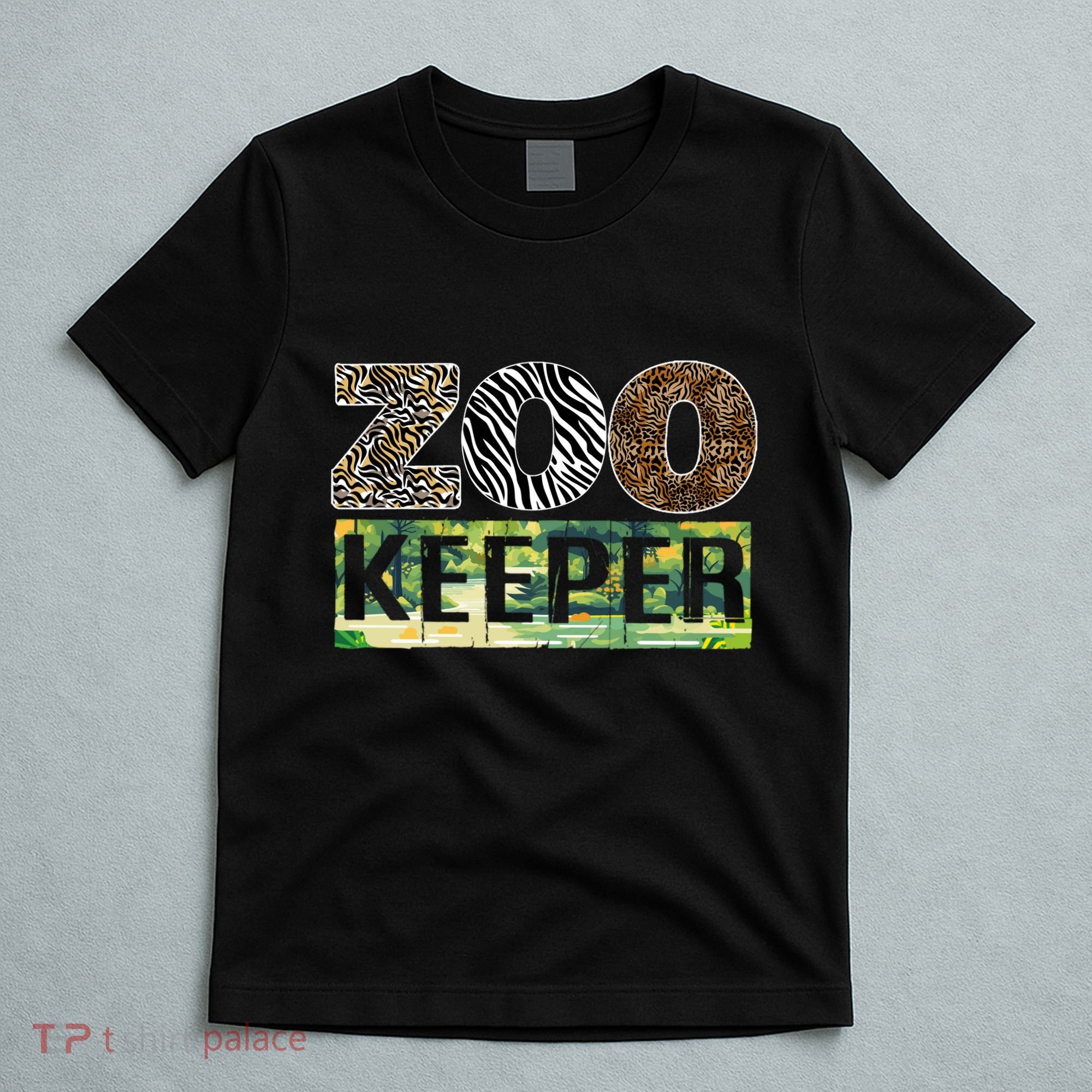 Wildlife Animals Zoo Keeper Graphic T-Shirt