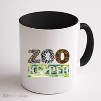 Wildlife Animals Zoo Keeper Graphic Coffee Mug thumb 1