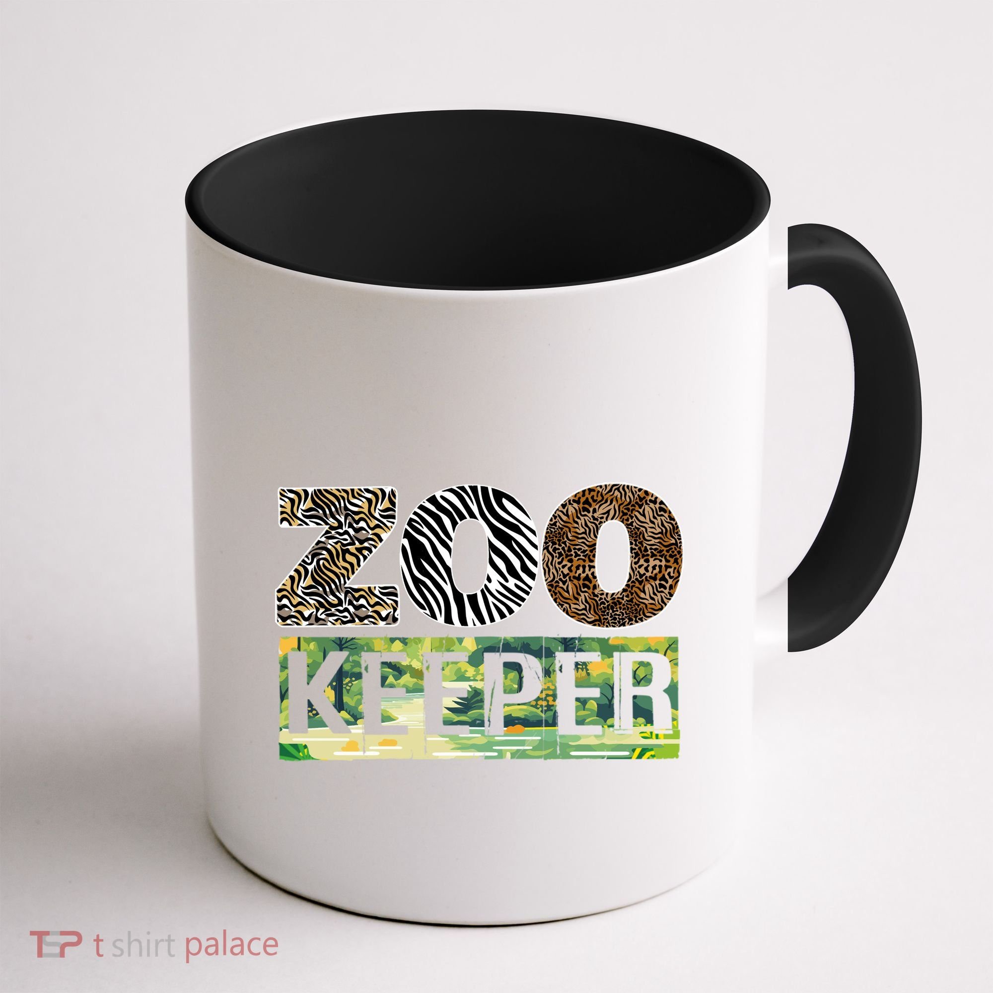 Wildlife Animals Zoo Keeper Graphic Coffee Mug