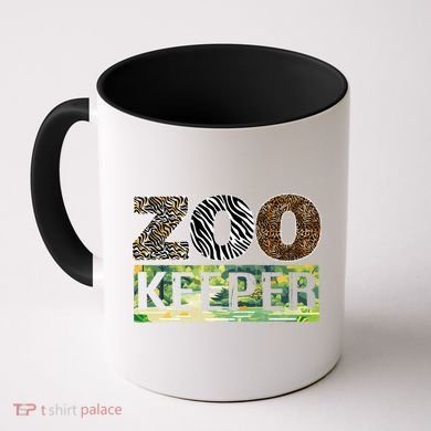 Wildlife Animals Zoo Keeper Graphic Coffee Mug