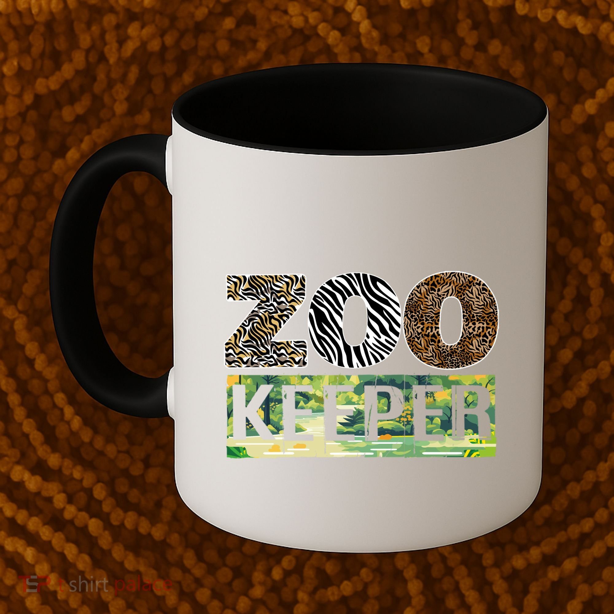 Wildlife Animals Zoo Keeper Graphic Coffee Mug