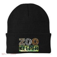 Wildlife Animals Zoo Keeper Graphic Beanie thumb 0