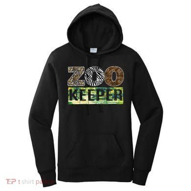 Wildlife Animals Zoo Keeper Graphic Women's Hoodie