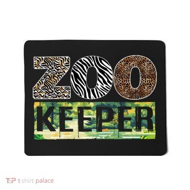 Wildlife Animals Zoo Keeper Graphic Mousepad