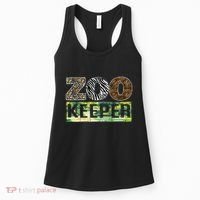 Wildlife Animals Zoo Keeper Graphic Women's Tank Top thumb 0