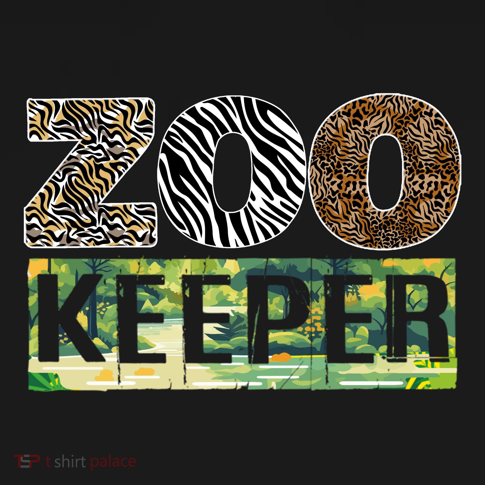 Wildlife Animals Zoo Keeper Graphic Women's Tank Top
