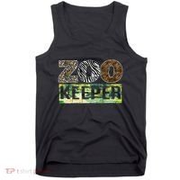 Wildlife Animals Zoo Keeper Graphic Tank Top thumb 0